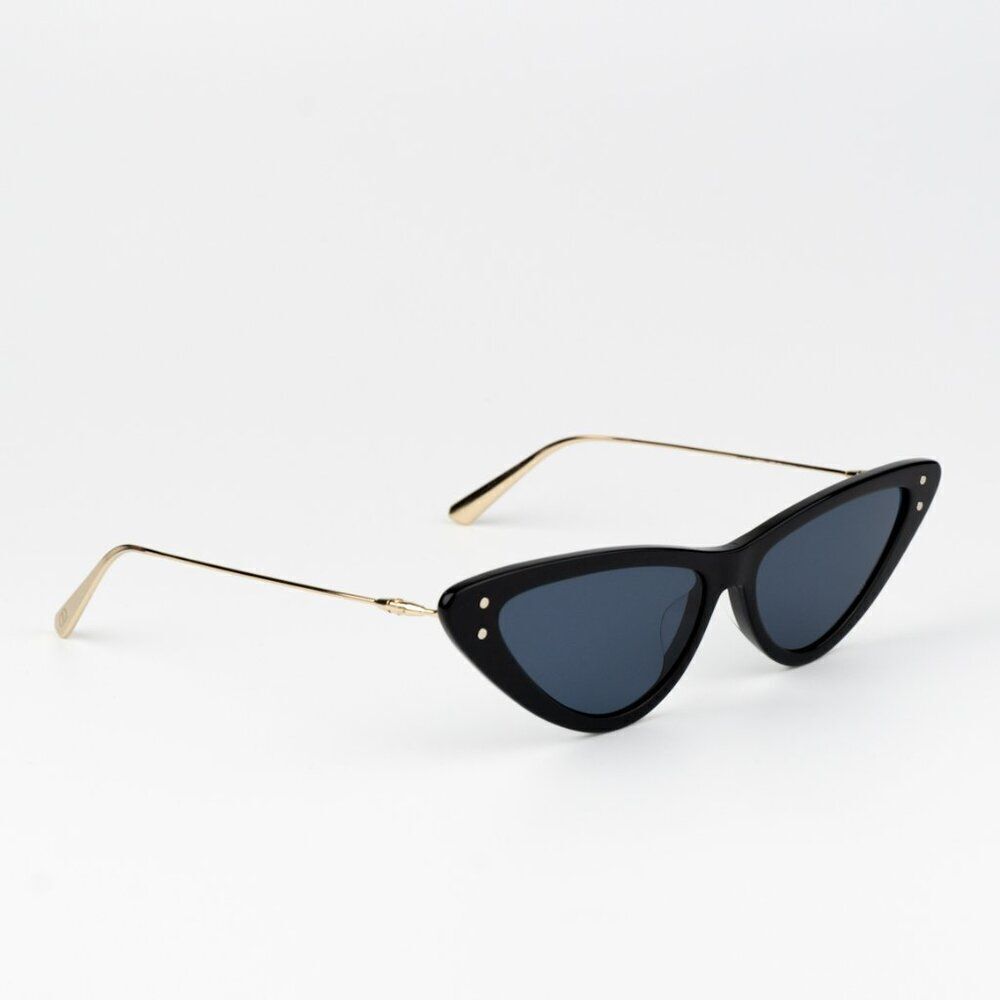 NEW Dior MISSDIOR B4U CD40105U 01V 12B0 Shiny Black Blue Unisex Sunglasses - Picture 5 of 13
